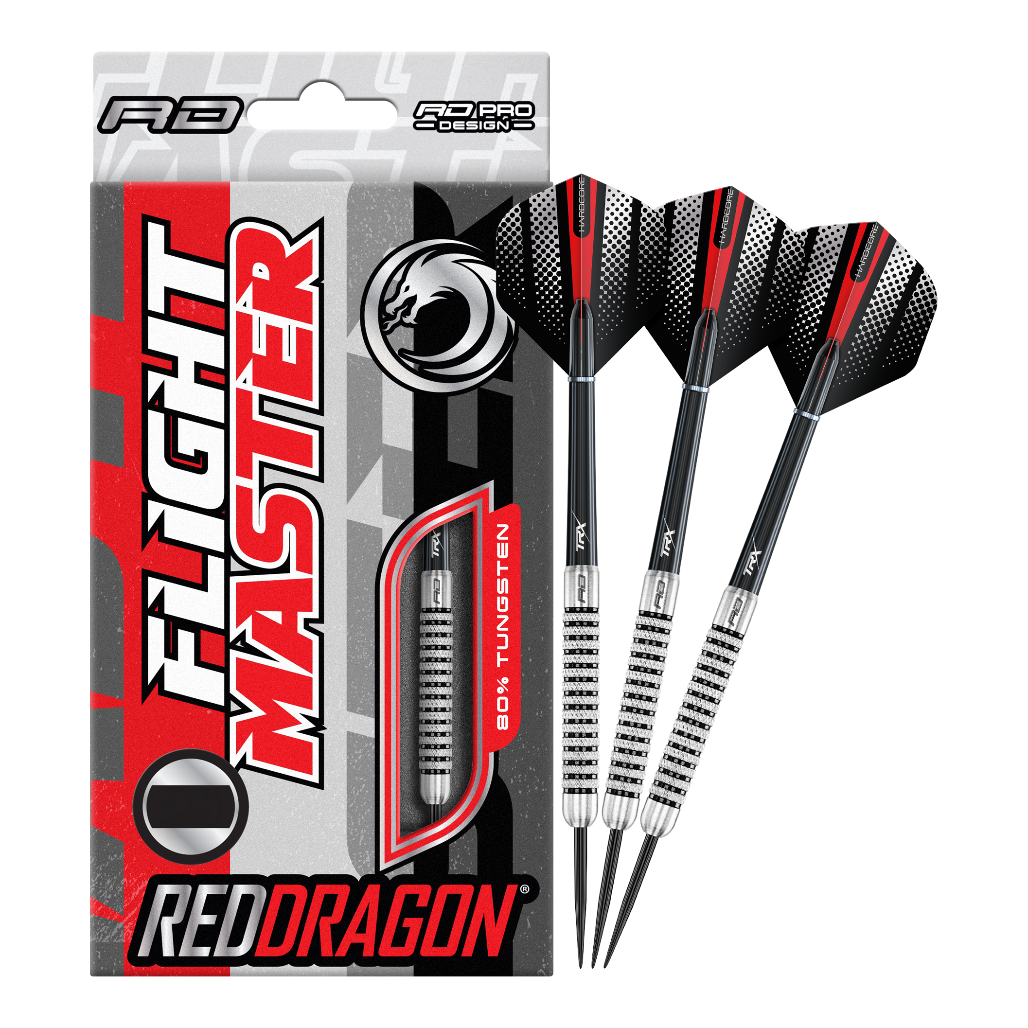 Red Dragon Flightmaster Fury 2 steel darts - 25g Zu sehen ist das Produkt Red Dragon Flightmaster Fury 2 Steeldarts mit einem Gewicht von 25g. Die Steeldarts sind optimal für ambitionierte Spieler geeignet.