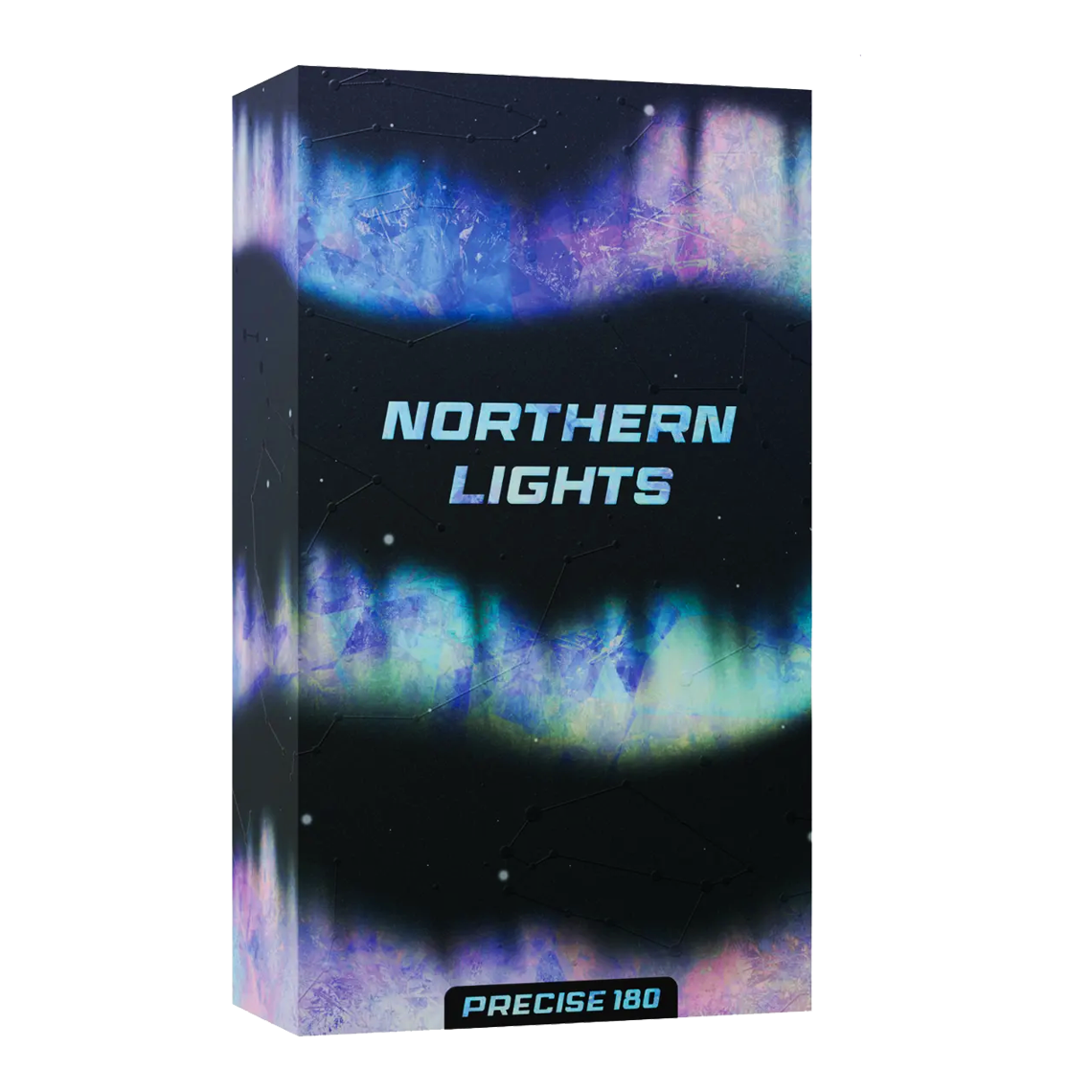 Precise 180 Northern Lights steel darts Das Foto zeigt die Precise 180 Northern Lights Steeldarts. Der Artikel ist für enthusiastische Dartspieler geeignet.