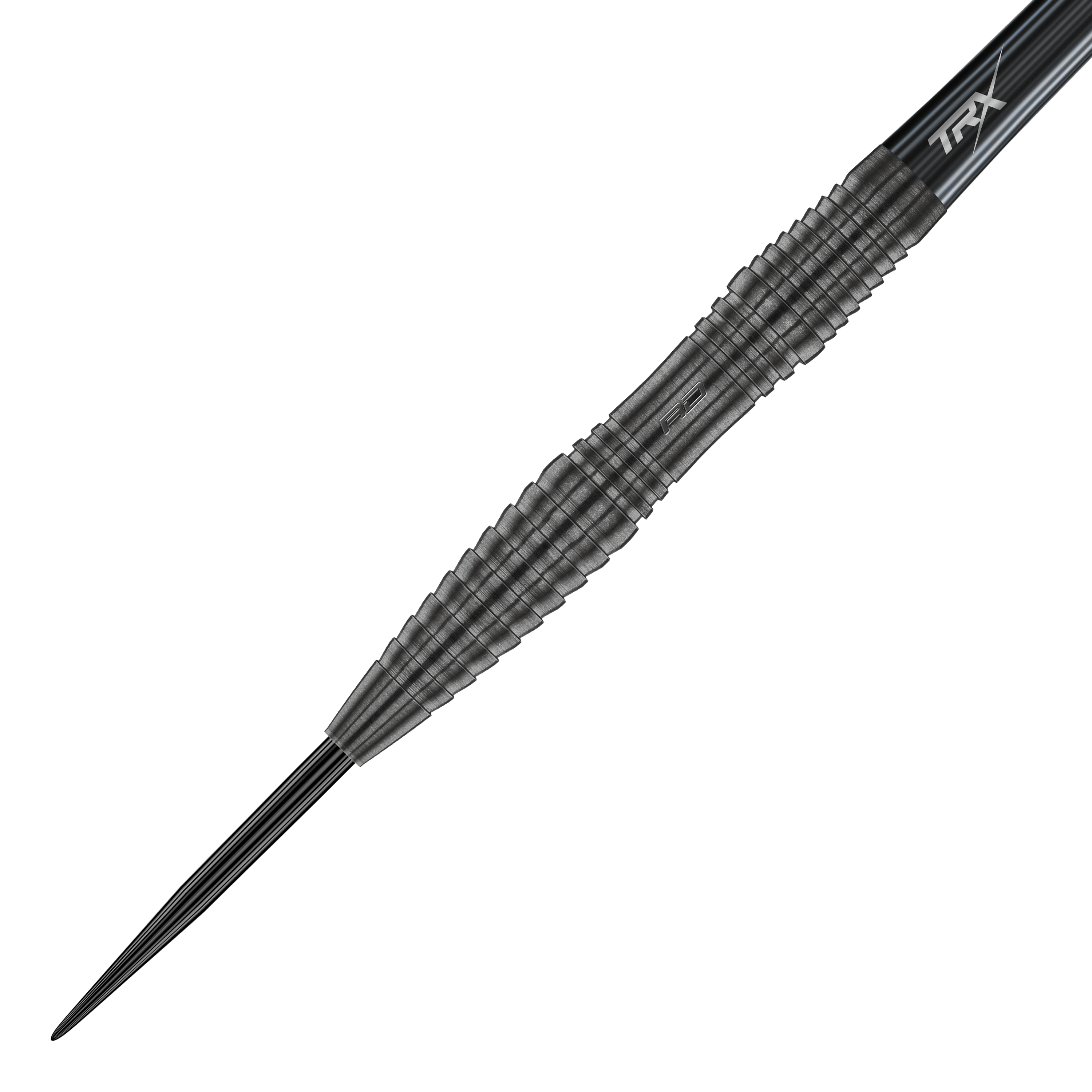 Red Dragon Seren 3 Onyx Steeldarts Das Bild zeigt einen Red Dragon Seren 3 Onyx Steeldart. Der Dartpfeil hat ein elegantes, schwarzes Design mit präzisen Rillen für besseren Halt.