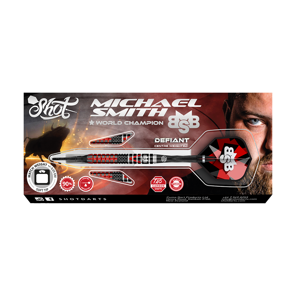 Shot Michael Smith Defiant Softdarts