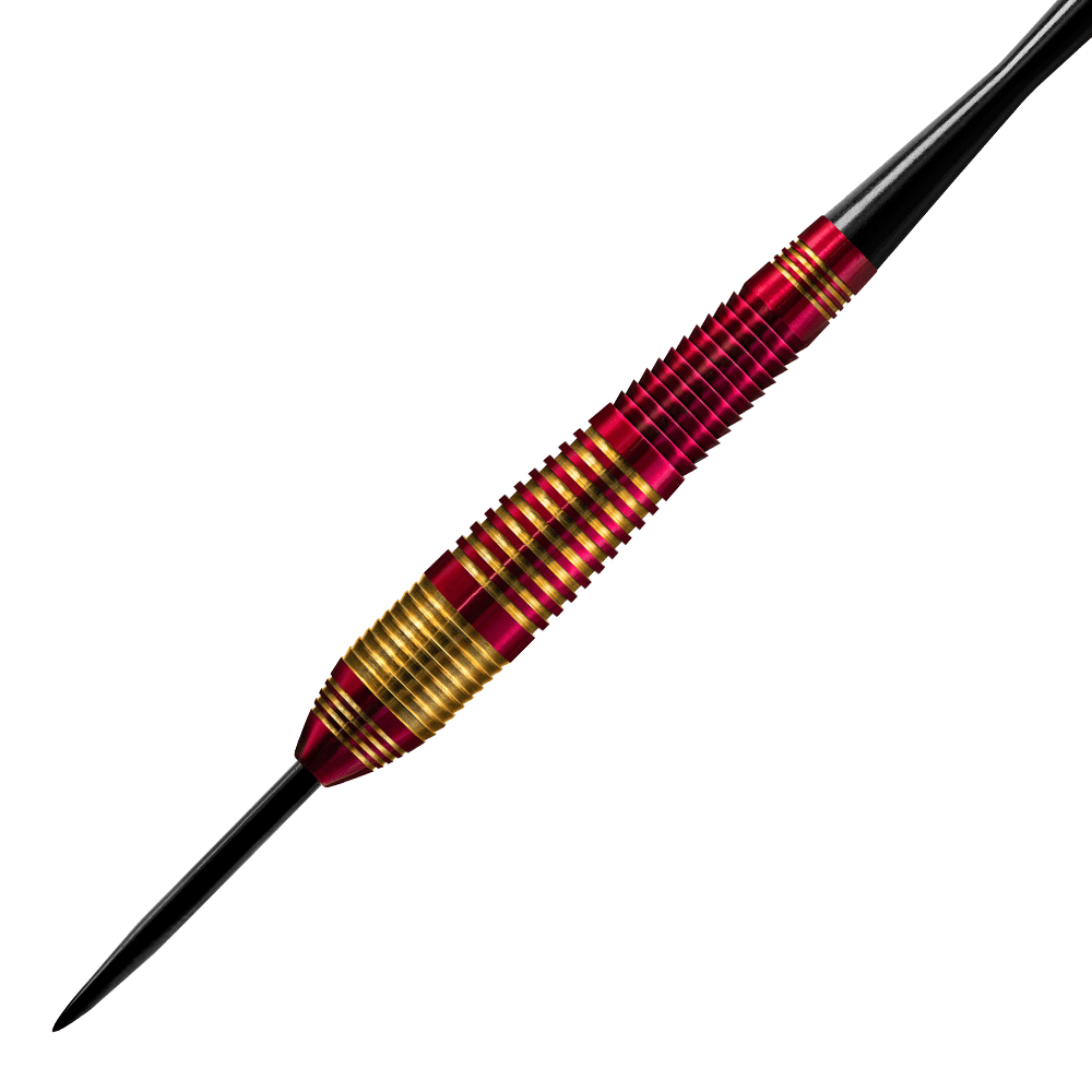 Harrows Vivid Brass Red Steeldarts