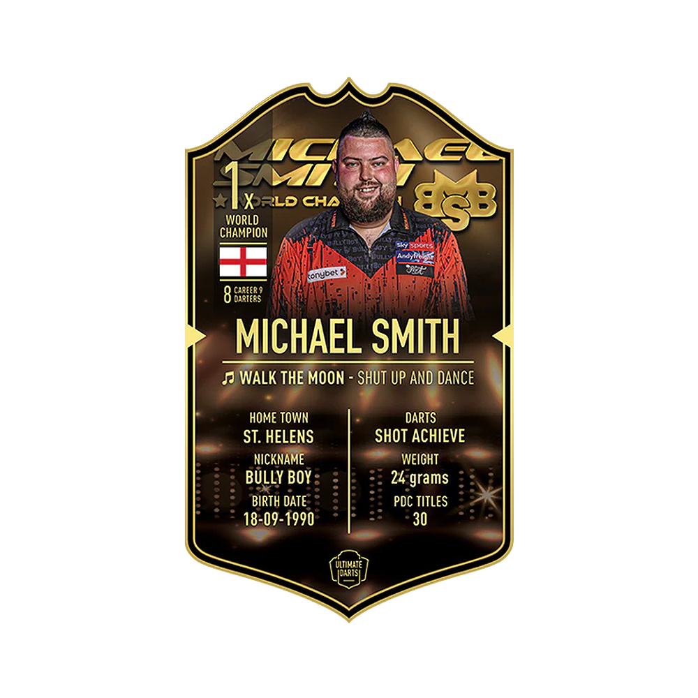 Ultimate Darts Card - Michael Smith World Champion