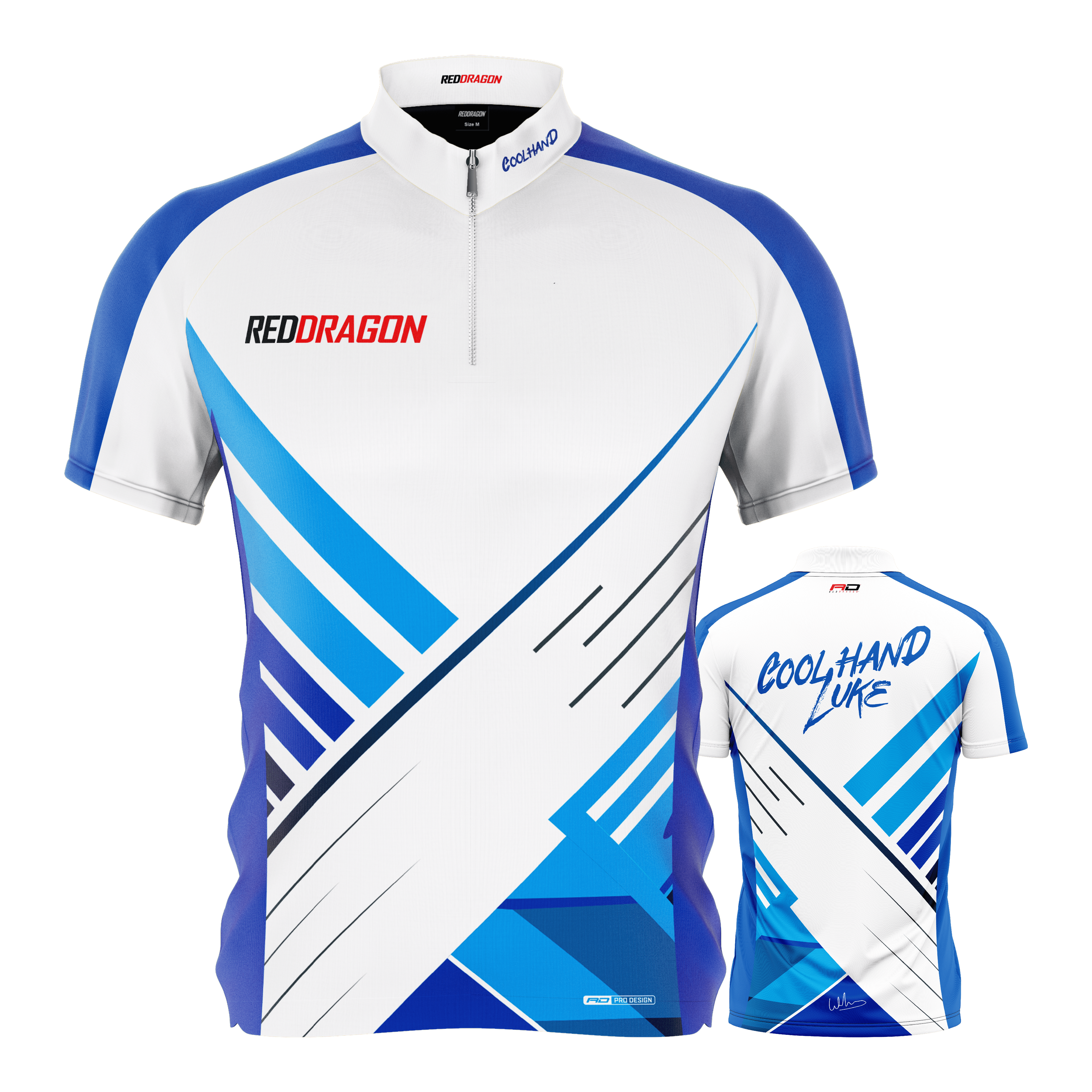 Red Dragon Luke Humphries Limited Edition dart shirt Dieses Bild zeigt das Red Dragon Luke Humphries Limited Edition Dartshirt. Es ist ein limitiertes Darttrikot, inspiriert von Luke Humphries.