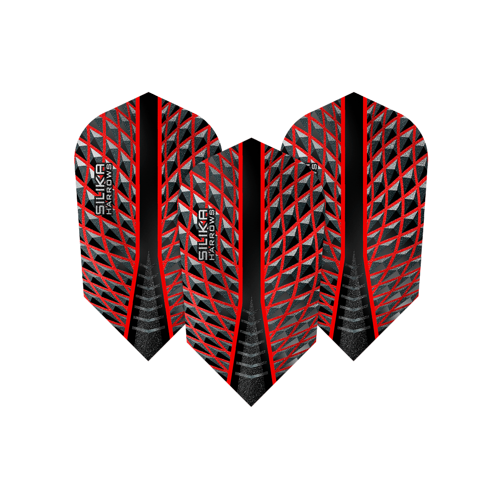 Harrows Silica Red Slim Flights