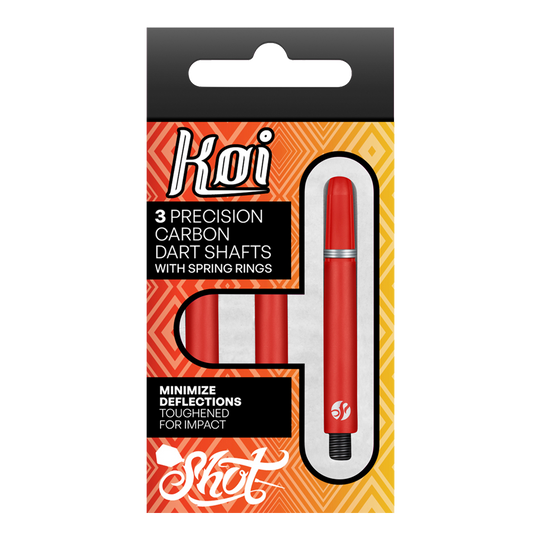 Shot Koi Carbon Shafts - Rot