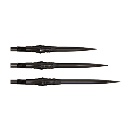 Harrows Quick Point Spire Elite Series Dartspitzen - Schwarz Harrows Quick Point Spire Elite Series Dartspitzen in Schwarz. Die Spitzen sind schlank und dunkel gefärbt.
