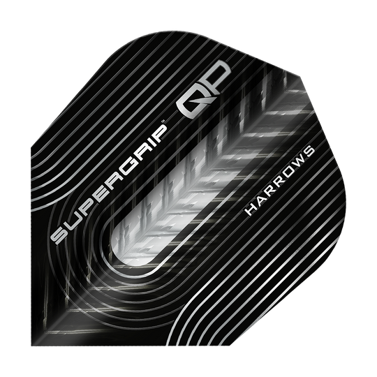 Harrows Supergrip QP No6 Flights Das Bild zeigt die Harrows Supergrip QP No6 Flights. Die Flights sind speziell für Präzision und Stabilität entwickelt.