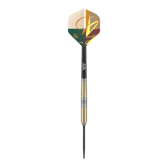 Abgebildet sind die Bulls NL Vintago Ghost Convertible Points Steeldarts. Diese Steeldarts bieten ein spezielles Design mit innovativen Features.