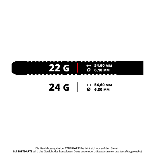 Red Dragon Peter Wright Snakebite Black Mamba Steeldarts Das Bild zeigt elegante Steeldarts mit Schwarz- und Grüntönen. Abgebildet sind Red Dragon Peter Wright Snakebite Black Mamba Steeldarts mit einem Gewicht von 22g.