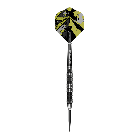 Das Produkt GOAT Dumbbell Steeldarts ist auf diesem Bild abgebildet. Diese Steeldarts sind hochwertig verarbeitet.
