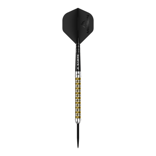 Mission Kinsuji Steeldarts Das Foto zeigt die Mission Kinsuji Steeldarts. Die Steeldarts werden aus einer anderen Perspektive präsentiert.