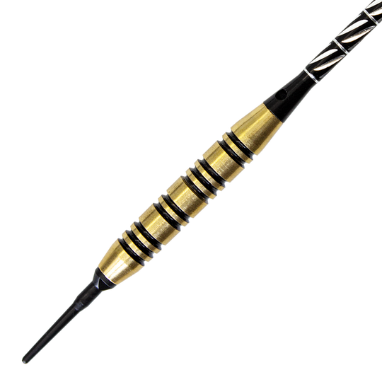 McDart Black Stripe Brass Softdarts - 17g