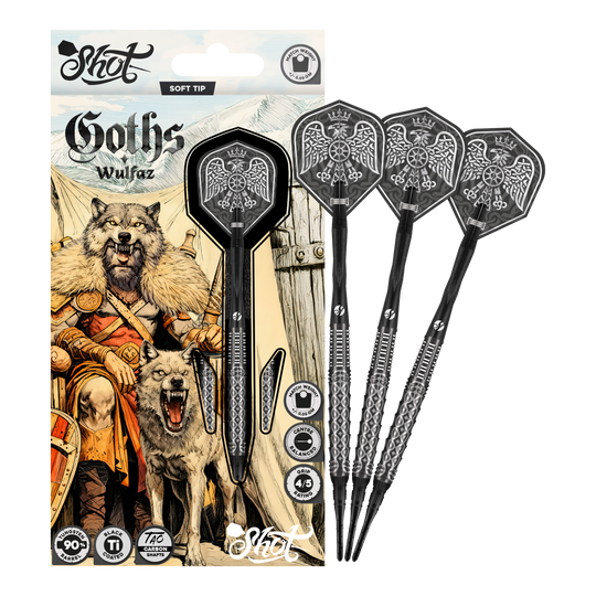 Shot Goths Wulfaz soft darts - 20g Shot Goths Wulfaz soft darts - 20g