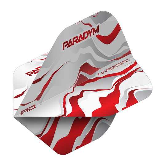 Red Dragon Hardcore Premium Paradym Red Premium No2 Standard Flights Zu sehen sind Red Dragon Hardcore Premium Paradym Red Premium No2 Standard Flights. Dieses Dart-Flight-Set besticht durch ein rotes Premium-Design.