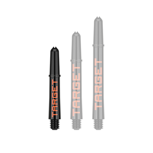 Target Pro Grip TAG Shafts - 3 Sets - Black Orange