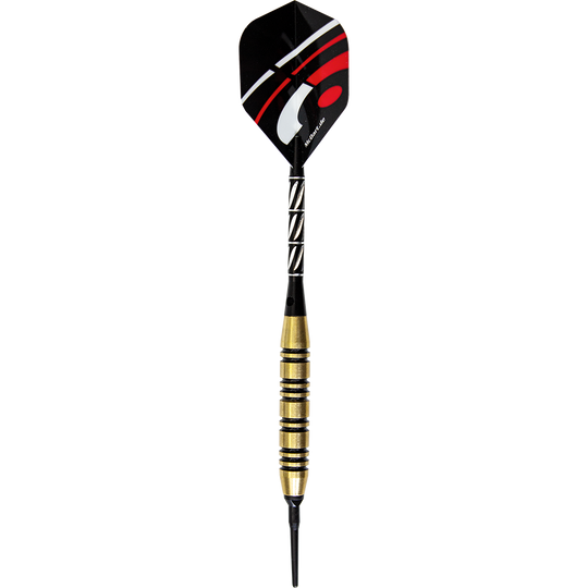 McDart Black Stripe Brass Softdarts - 17g