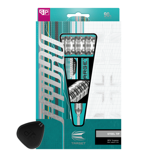 Target Hydro 03 Swiss Point steel darts Dieses Bild zeigt die Target Hydro 03 Swiss Point Steeldarts. Die Darts sind modern gestaltet und für Dartspieler geeignet.