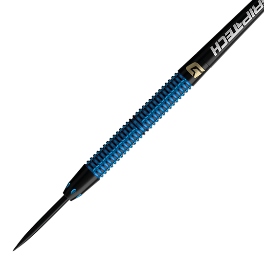 Hier sieht man die GOAT Athlete Black Tungsten Steeldarts. Sie sind speziell für Dart-Enthusiasten entwickelt.