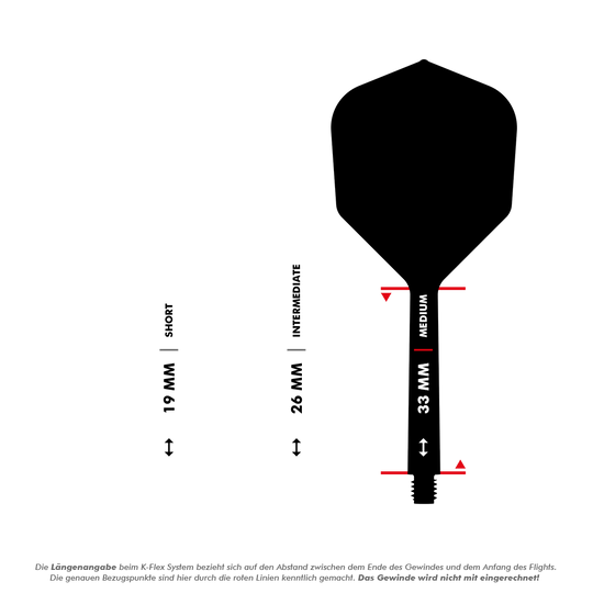 Target K-Flex No6 Flight-System - Schwarz