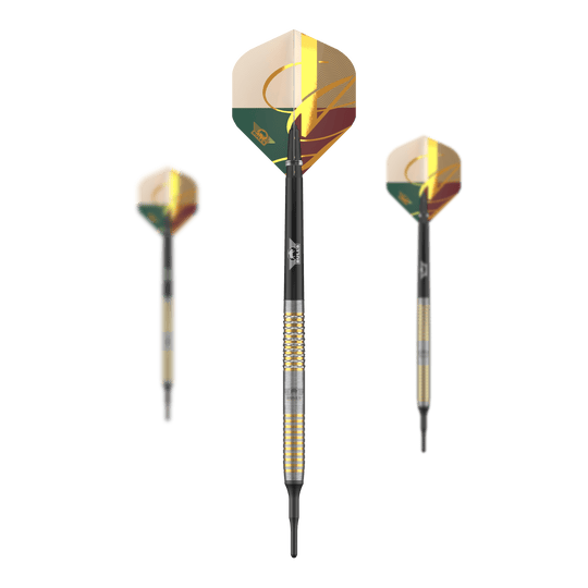 Bulls NL Vintage Ghost Soft Darts - 20g Abgebildet ist das Produkt Bulls NL Vintago Ghost Softdarts - 20g. Die Darts sind für das Softdartspiel konzipiert.
