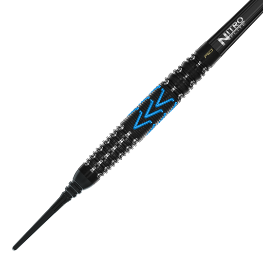 Red Dragon Amp Torpedo Soft Darts - 22g Das Bild zeigt die Red Dragon Amp Torpedo Softdarts mit einem Gewicht von 22g. Der Dart hat ein modernes Design und eignet sich für das Softdartspiel.