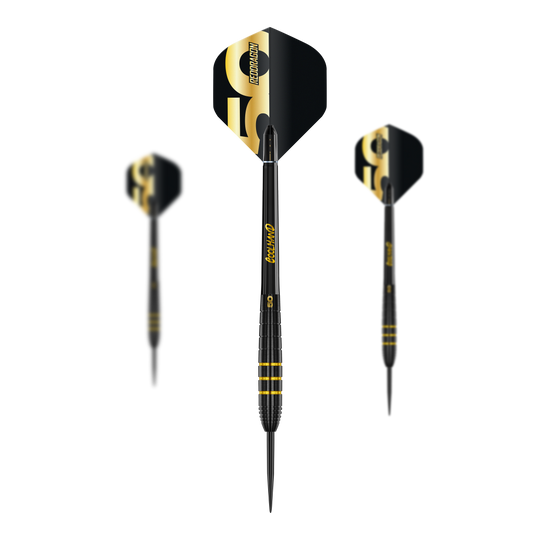 Red Dragon Luke Humphries 50 Years Player Limited Edition Steeldarts - 22g Abgebildet ist der Red Dragon Luke Humphries 50 Years Player Limited Edition Steeldarts - 22g. Dies ist ein spezielles Dart-Set zum Jubiläum des Spielers.
