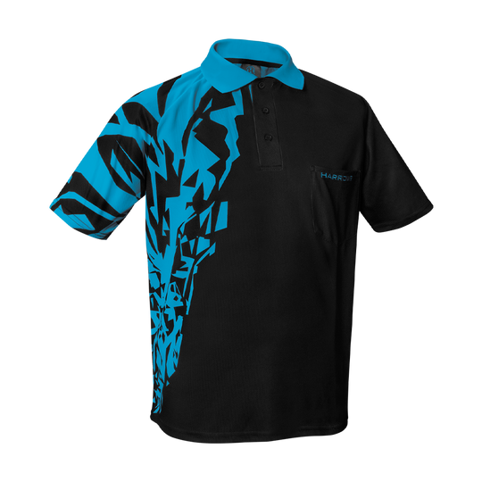 Harrows Rapide Dartshirt - Aqua