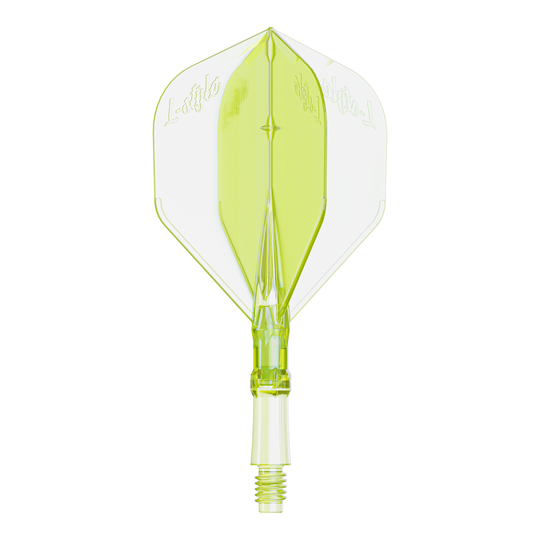 L-Style L-System lights - Neon Yellow Kleine Dart-Flights in auffälligem Neongelb, vermutlich für das L-System. Diese Flights bieten eine auffällige Farbalternative für Darts.