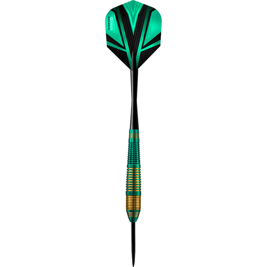 Harrows Vivid Brass Green steel darts