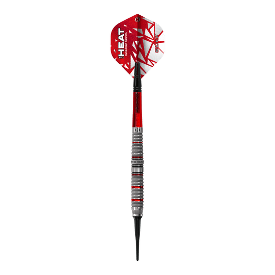 Harrow's Damon Heta Series 4 soft darts Abgebildet sind die Harrows Damon Heta Series 4 Softdarts. Diese Softdarts bieten eine gute Balance und Präzision.
