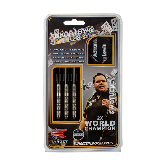 Target Adrian Lewis Silver Jackpot Softdarts - 18g