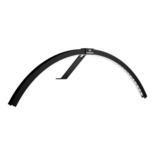 Mission Torus 120 LED Lighting System - Black Darstellung des Mission Torus 120 LED Beleuchtungssystems in Schwarz. Diese LED-Beleuchtung sorgt für gleichmäßige Ausleuchtung.