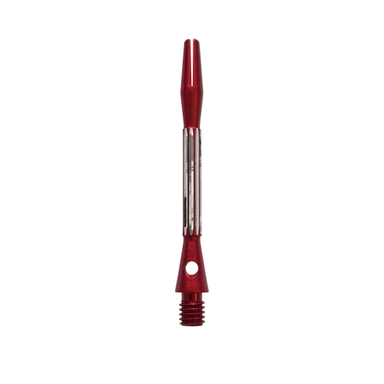 Bulls NL Flash 2 Aluminum Shafts - Red - 46 mm Das Foto zeigt die Bulls NL Flash 2 Aluminium Shafts in Rot, 46 mm lang. Die Shafts sorgen für mehr Haltbarkeit bei Dartpfeilen.