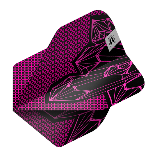 Auf diesem Bild sehen Sie die Target ProUltra Lorraine Winstanley GEN2 No2 Standard Flights - 3 Sets. Es handelt sich um Zubehör für Dartpfeile.