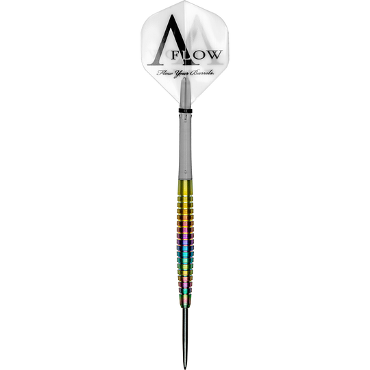 Dynasty Fallon Sherrock AFlow Black Line Rainbow Steeldarts -  23g