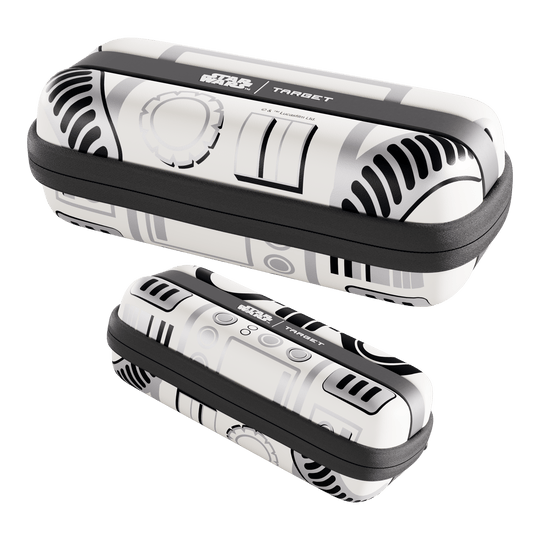 Target Star Wars Boa Dartcase - Stormtrooper Das Bild zeigt das Target Star Wars Boa Dartcase mit Stormtrooper Motiv. Es ist eine speziell gestaltete Darttasche für Star Wars Fans.
