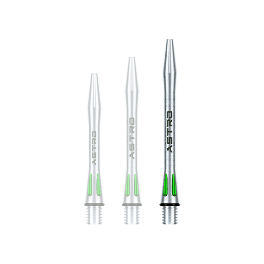 Winmau Astro Aluminium Shafts - Grün