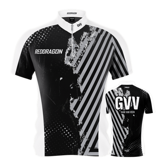 Red Dragon Gian Van Veen Limited Edition dart shirt Red Dragon Gian Van Veen Limited Edition Dartshirt wird auf dem Foto gezeigt. Es ist ein speziell entworfenes Dartshirt als Sammlerstück.