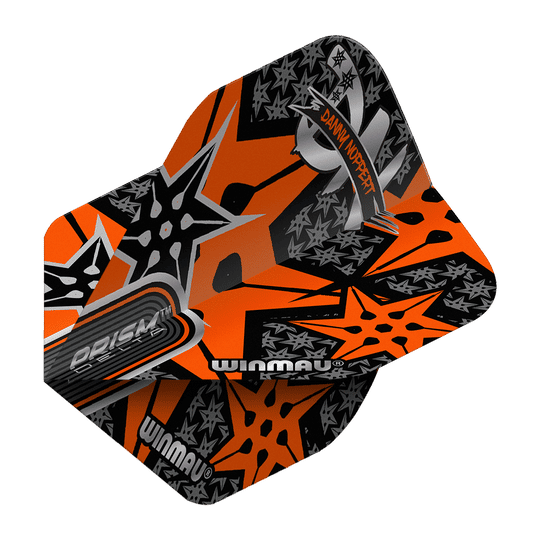 Winmau Prism Delta Danny Noppert Orange Signature No2 Standard Flights