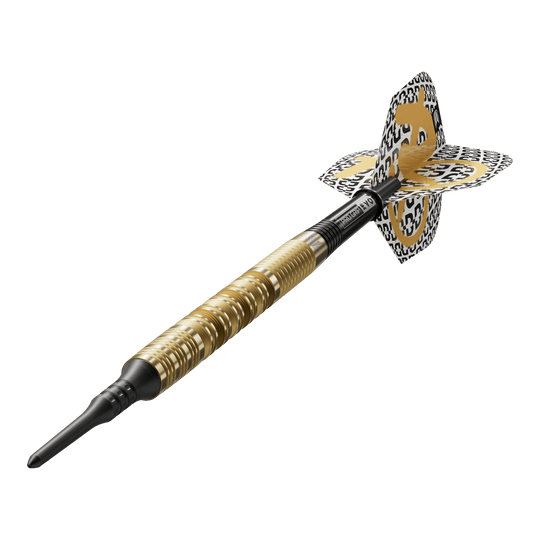 Das Bild zeigt die Target Bolide Envy 10 Softdarts. Diese Softdarts zeichnen sich durch ihre Qualität aus.