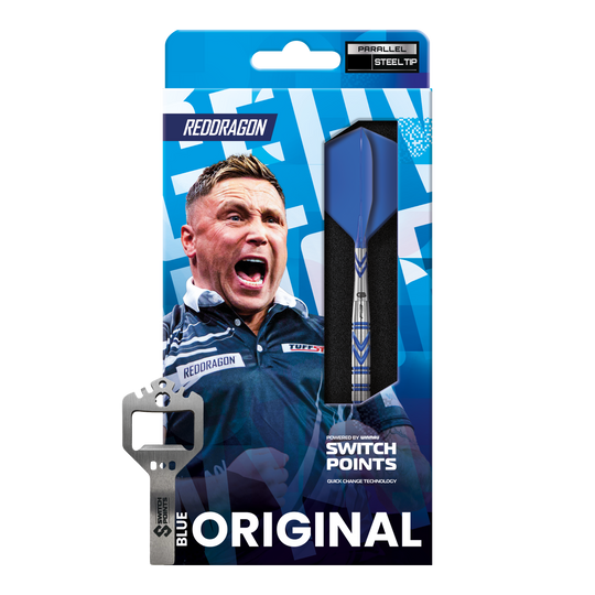 Red Dragon Gerwyn Price Blue Original Switch Point Steeldarts Gezeigt werden hier die Red Dragon Gerwyn Price Blue Original Switch Point Steeldarts. Das Modell bietet eine zuverlässige Handhabung und modernes Design.