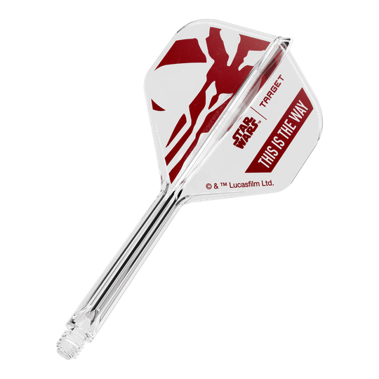 Target Star Wars K-Flex Set Mandalorian No2 Standard Flights Foto eines Star Wars K-Flex 'This Is The Way' Produkts. Zu sehen sind Standard Flights mit 33 mm Länge.