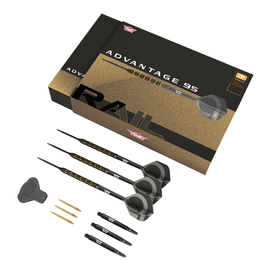 Bulls NL Advantage 95 Rail Convertible Point Steel Darts