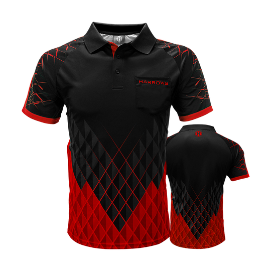 Harrows Paragon Dart Shirt - Red