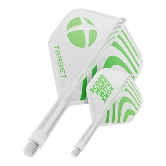 Das Bild zeigt ein Dart Flight mit dem Dateinamen 410610_Target_Xbox_KFlex_No2_Standard_Flights_19mm_1. Es handelt sich um ein Standard Dart Flight.
