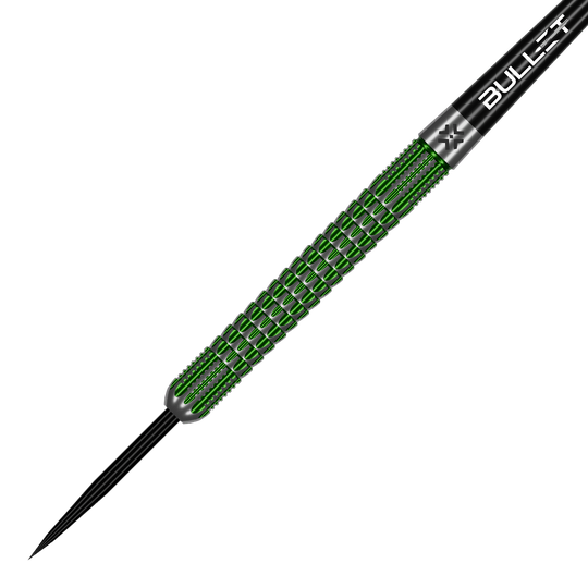 Dieses Bild zeigt die Bullet Gator Steeldarts. Die hochwertigen Steeldarts sind geeignet für ambitionierte Dartspieler.