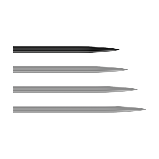 Harrows Steeldartspitzen - Schwarz