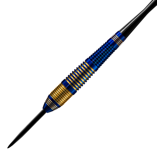 Harrows Vivid Brass Blue steel darts