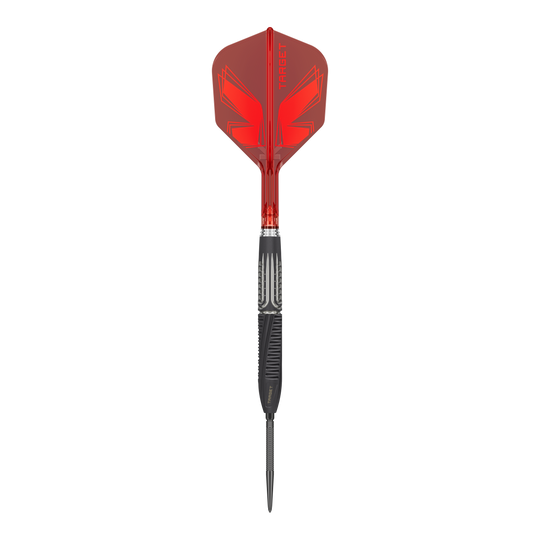 Target Shift Swiss Point Steel Darts Das Bild zeigt Target Shift Swiss Point Steeldarts. Die Darts sind von der Seite abgebildet.