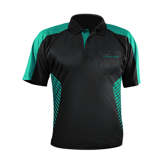 Harrows Vivid Dart Shirt Black/Jade